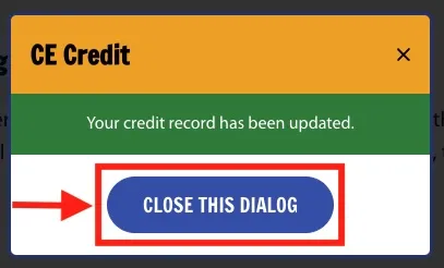 How to accept 20 CPD credit waiver 4